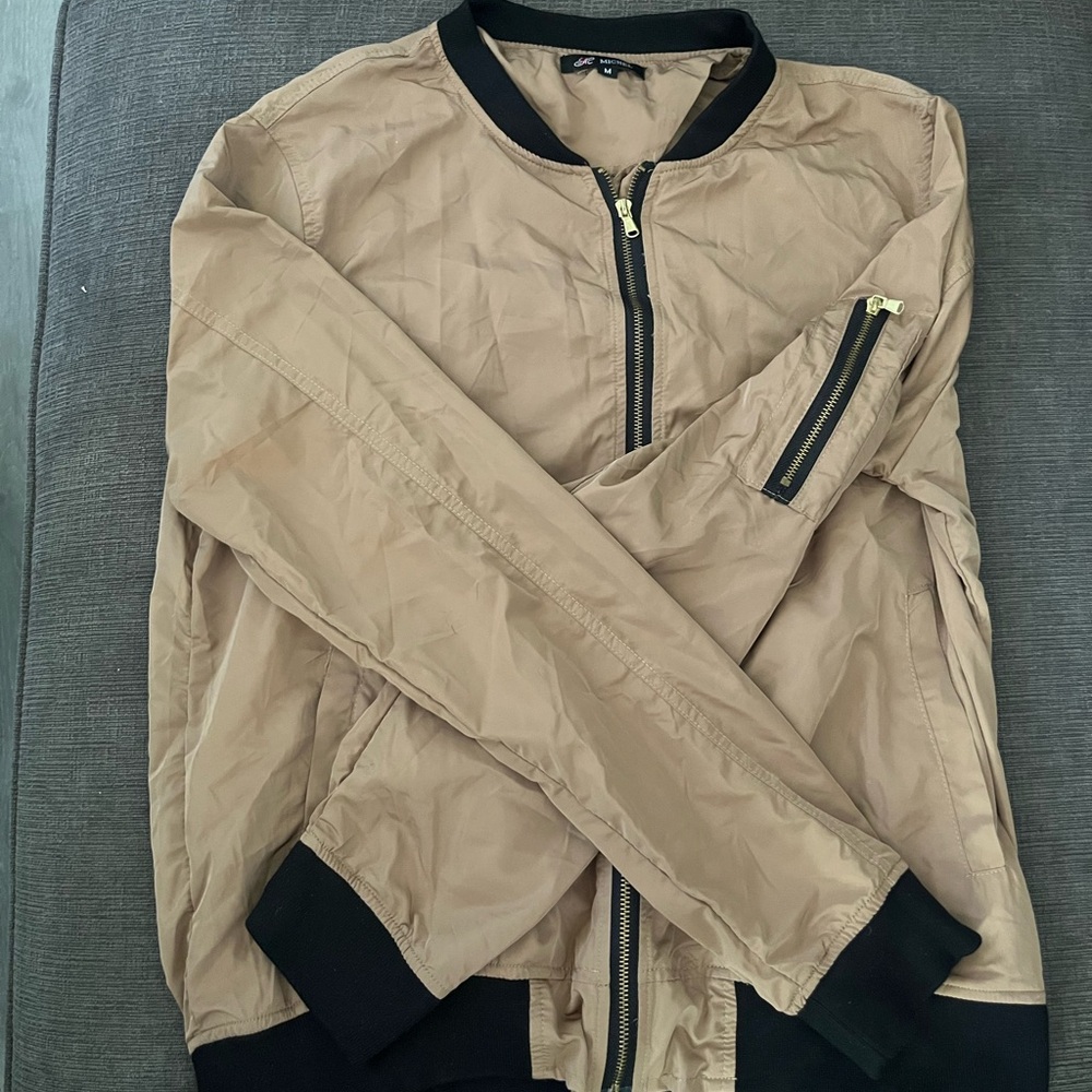 Rachel Tan and Black Bomber Jacket